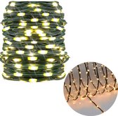 Cheqo® Kerstverlichting Soft Wire - LED Verlichting - Kerstboomverlichting - 1200 LED - 36 Meter - Extra Warm Wit - Voor Binnen en Buiten - 8 Lichtfuncties