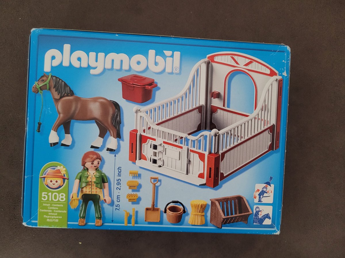 Cheval Shire Playmobil - Pièce Occasion - Voir Photo Pour Modèle Exact