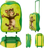 Talking Tom Trolley Koffer Vakantie Logeren Kinderkoffer Poes Kat