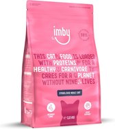Bol.com Imby Kattenvoer met insecten - 100% natuurlijke kattenbrokken - insecteneiwit - hypoallergeen - kattenvoeding - 15kg aanbieding