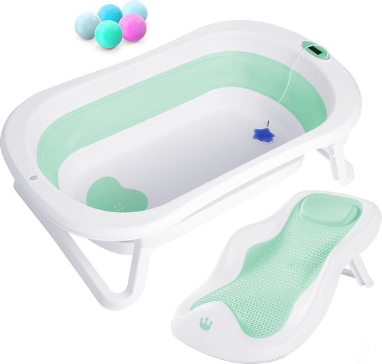 Luma® Babycare Kit bain baignoire sur pieds bébé, blanc