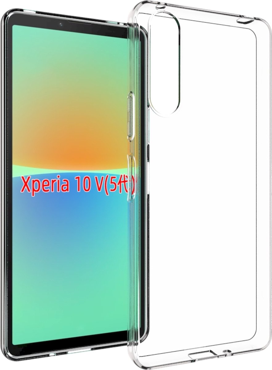 Mobigear Doorzichtig Hoesje geschikt voor Sony Xperia 10 V Telefoonhoesje Flexibel TPU | Mobigear Cushion Backcover Shockproof | Doorzichtig Telefoonhoesje Xperia 10 V | Schokbestendig Xperia 10 V Telefoonhoesje | Anti Shock Proof - Transparant
