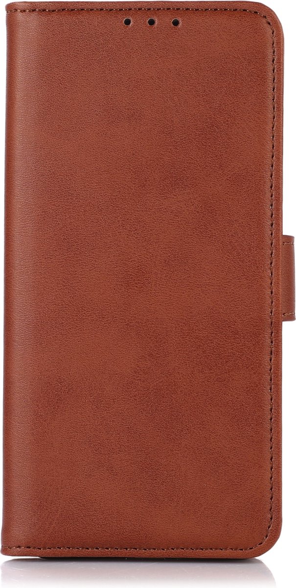 Mobigear Telefoonhoesje geschikt voor Nokia C22 Hoesje | Mobigear Wallet Bookcase Portemonnee | Pasjeshouder voor 3 Pasjes | Telefoonhoesje voor Pinpas / OV Kaart / Rijbewijs - Bruin