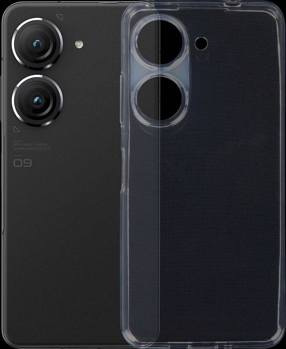 Mobigear Doorzichtig Hoesje geschikt voor ASUS Zenfone 10 Telefoonhoesje Flexibel TPU Extra Dun | Mobigear Ultra Thin Backcover | Doorzichtig Telefoonhoesje Zenfone 10 | Zenfone 10 Case | Back Cover - Transparant