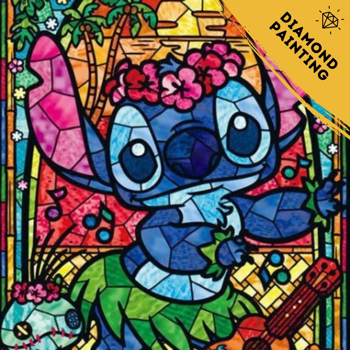 De Hobby Planeet Diamond Painting Disney 40x50cm - Diamond Painting Volwassenen - Kinderen