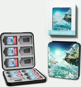 Yes In LAB - 12-in-1 Game Card Case geschikt voor Nintendo Switch - Tears of the Kingdom - Kaarthouder - Premium Opbergdoos voor Speelkaarten - Beschermhoes - 12-slot kaart opslag - Beschermtas - Opbergen - Game Etui - Accessoire