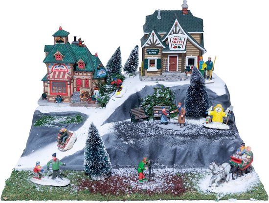 Basis kerstdorp eifel 58x38 cm