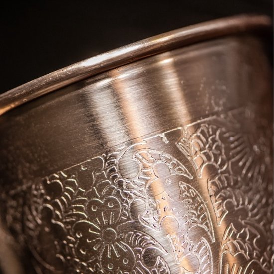 Coupe Cuivre Puur Motif Fleur Entière - 300 ml
