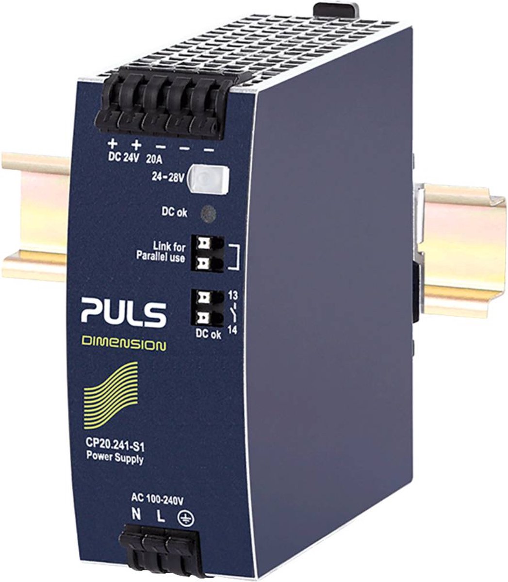 PULS CP20.241-S1 DIN-rail netvoeding – 24 V – 20 A – 480 W