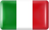Mini autocollant de drapeau - autocollants de voiture - autocollant de voiture pour voiture - 5 pièces - autocollant de pare-chocs - Italie