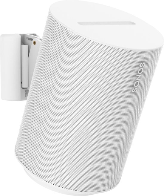 Cavus - CMSE100W Muurbeugel voor Sonos Era 100 - Draaibaar & Kantelbaar - Inclusief Waterpas & Adapter - Wit van Cavus — afbeelding 4