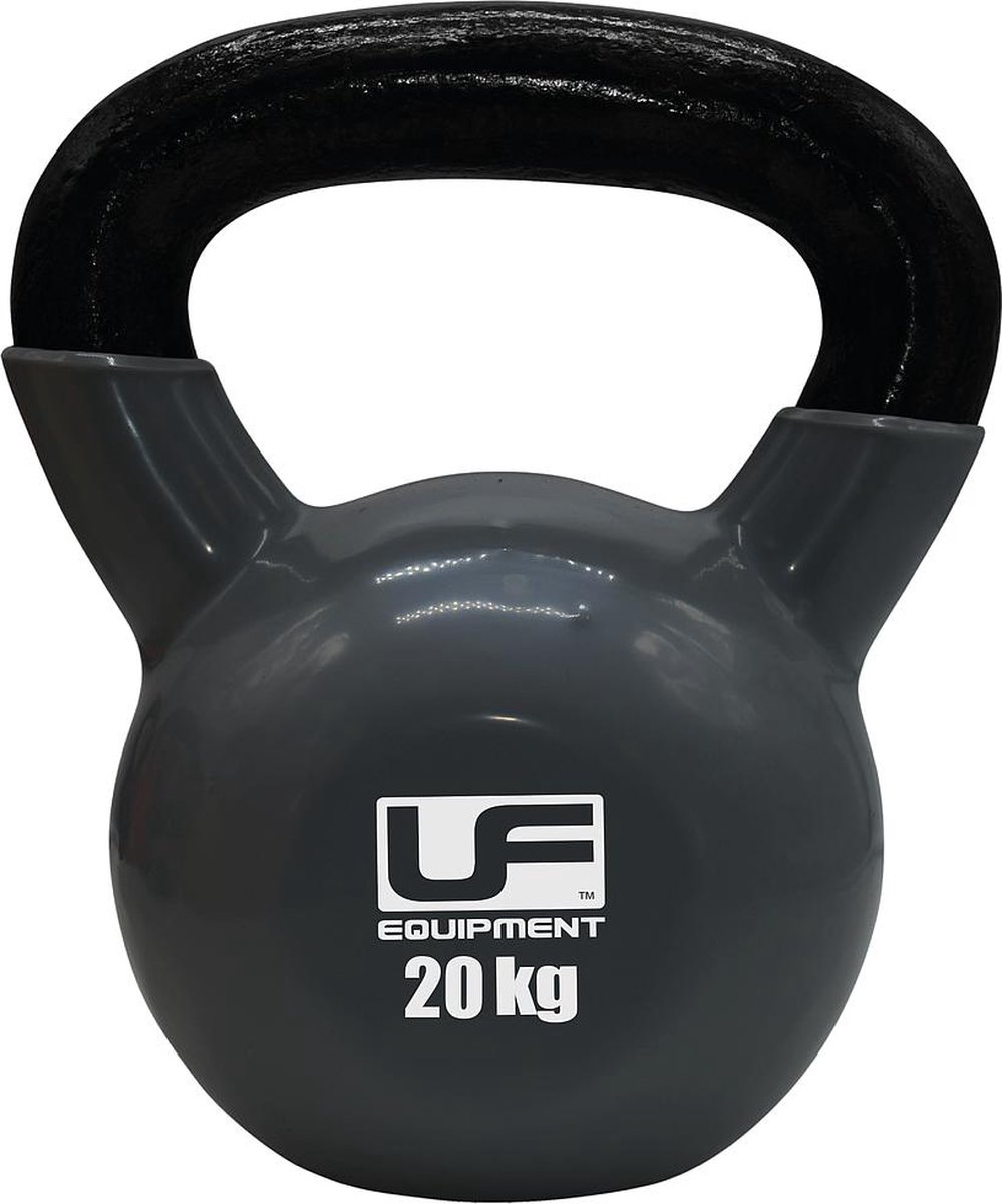 Urban Fitness Cast Iron Kettlebell Houtskool - 20kg