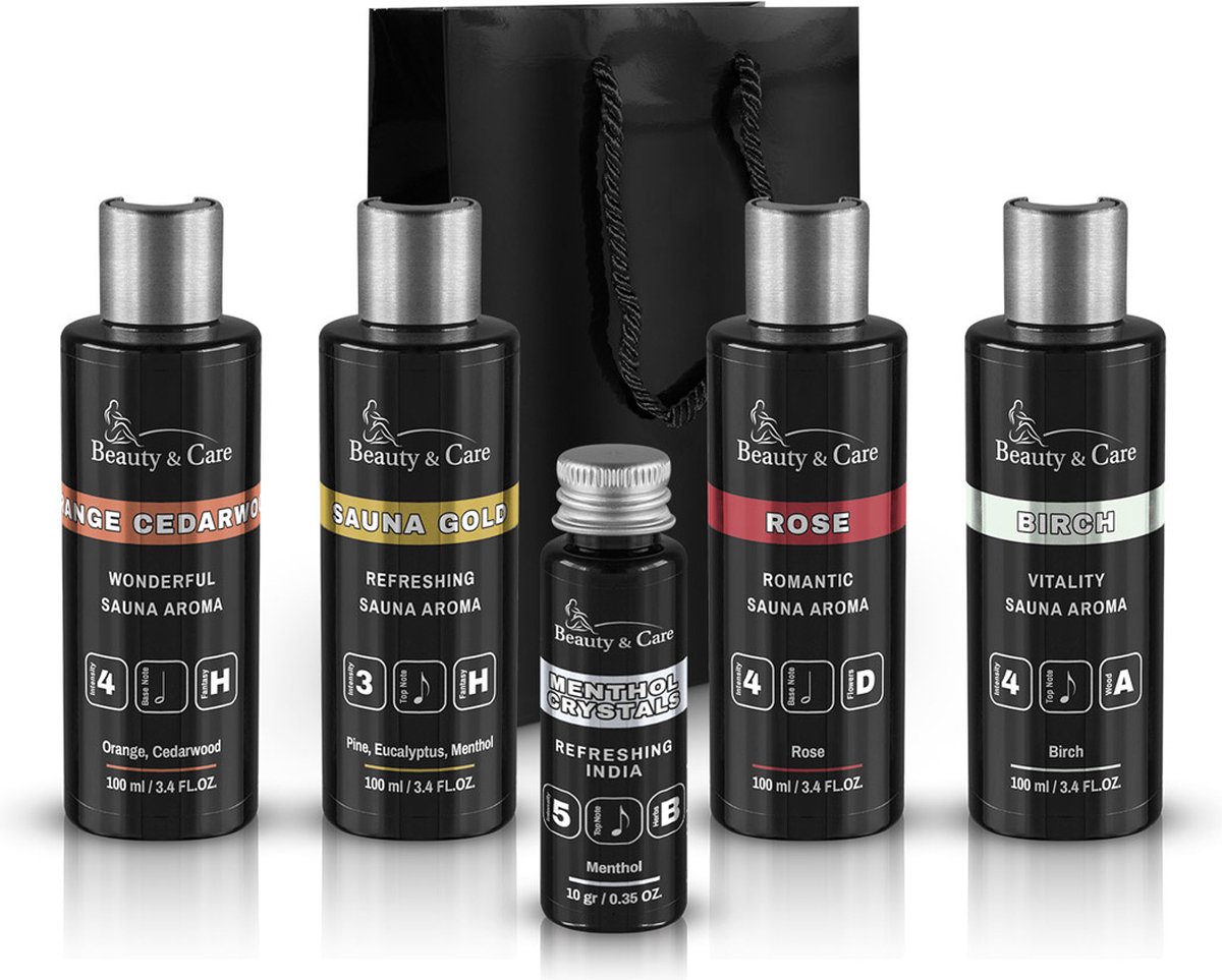 Goedkoopste Beauty & Care - Cadeaupakket sauna gold M - 1 Set. new