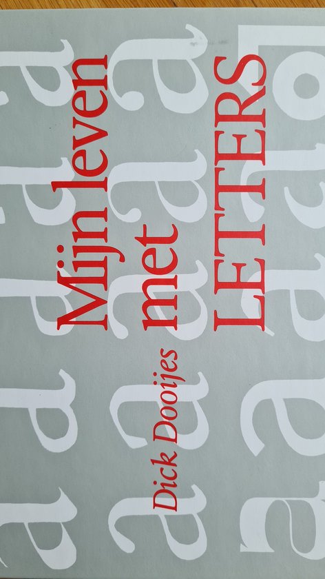Mijn leven met letters - cover