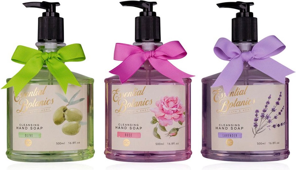Goedkoopste Handzeep - Handverzorging - Essential Botanics - Olijven - Reinigende Handzeep 500ml - Cadeau