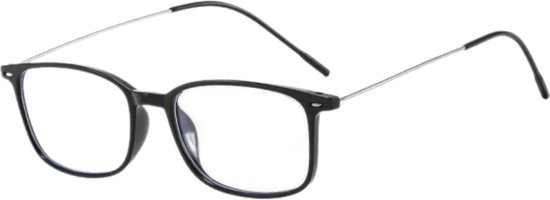 XYZ Eyewear Leesbril Zwart +1.50 - Dames - Heren - Leesbrillen - Trendy - Lees bril - Leesbril met sterkte - Voordeel - Met sterkte +1.50