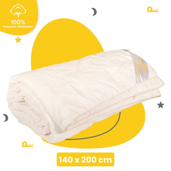 Sleep Comfy - Série Cooler - Dekbed d'été | 140x200 cm - 30 jours Essai Sommeil - Dekbed Anti-Allergie - Dekbed Simple - Couette Eté