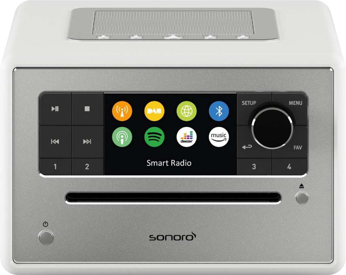 Sonoro - Elite X -SO 911 Internet Radio met CD-Speler - Hoogglans wit
