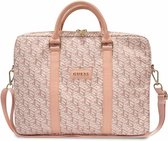 Guess G-Cube Stripes Laptoptas voor o.a. Notebooks (16 Inch) - Roze
