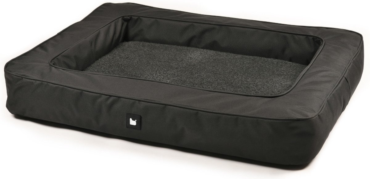 Extreme Lounging - b-dog luxury monster - orthopedische hondenkussen - wasbaar met rits - uitneembaar kussen - 100x80x15cm - Zwart