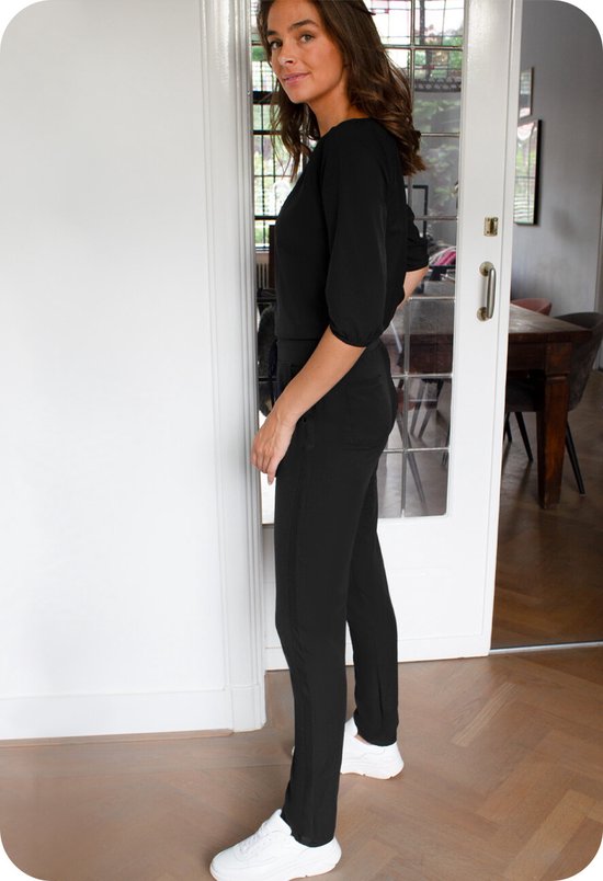 Zwarte Broek/Pantalon van Je m'appelle - Dames - Travelstof - Maat 36 - 1  maat beschikbaar | bol
