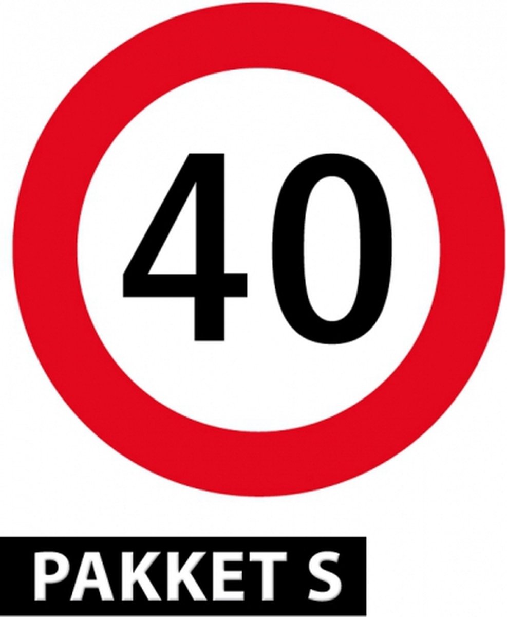 40 jaar versiering pakket klein