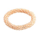 Bracelet Sorprese - Crystal Vintage - Champagne - bracelet femme - noeuds cheveux - cadeau - Modèle R