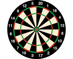 25x Bierviltjes dartbord
