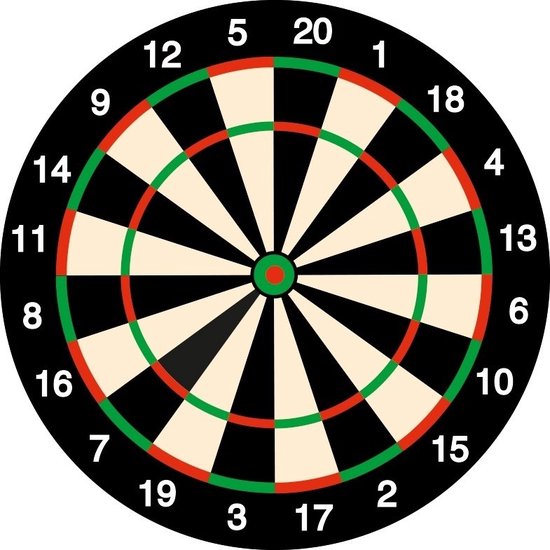 25x Bierviltjes dartbord