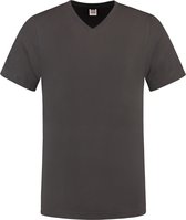 Tricorp 101005 T-Shirt V Hals Fitted - Donkergrijs - S