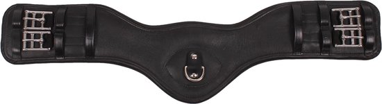 Sangle de dressage Horka cuir de veau anatomique noir Taille 80 Cm
