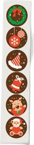 Hiden | Kerstkaarten Stickers - Zegels - Kerstversiering - Kerstcadeau.- Kerstverlichting - Kerstkaarten - Decoratie - Feestdagen | 100 stickers