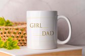 Mok Girl Dad - Dad - Gift Cadeau - DadLife - BestDad - ProudDad - DadJokes -Vader - Vaderdag - BestePapa - Vaderliefde