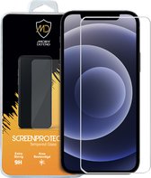 Apple iPhone 12 Mini screenprotector - MobyDefend Case-Friendly Screensaver - Gehard Glas - Glasplaatje Geschikt Voor Apple iPhone 12 Mini