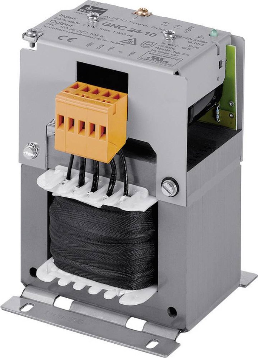 BLOCK GNC 24-10 Niet-gestabiliseerde gelijkstroomvoorziening 24 V/DC 10 A 240 W Aantal uitgangen:1 x Inhoud 1 stuk(s)