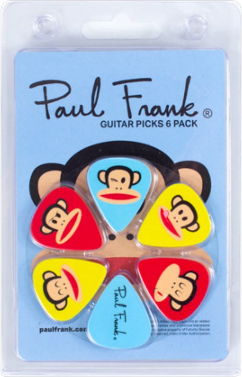 Perri's - Paul Frank - Plectrum - Medium 0.71 mm - 6-pack