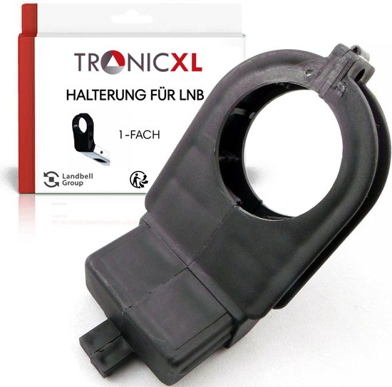 TronicXL Houder voor Single LNB,LNC, LMB Feed Adapter - DVB-S2 DVBS2 TV - geschikt voor SAB, Triax, Gibertini - SAT Antenne satelliet - schaal bevestiging