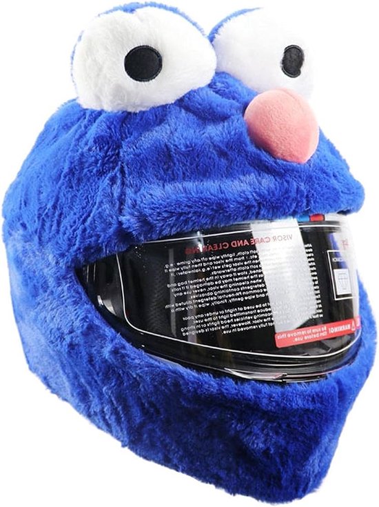 Cookie Monster - Couvre casque - Moto - Scooter - Universel