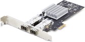 StarTech.com 2-Port GbE SFP Netwerkkaart, PCIe 2.0 x1, Intel I350-AM2 2x 1GbE Controller, 1000BASE Koper/Glasvezel, Dual-Port Gigabit Ethernet NIC, Desktop/Server Backplanes, Windows en Linux Compatibel
