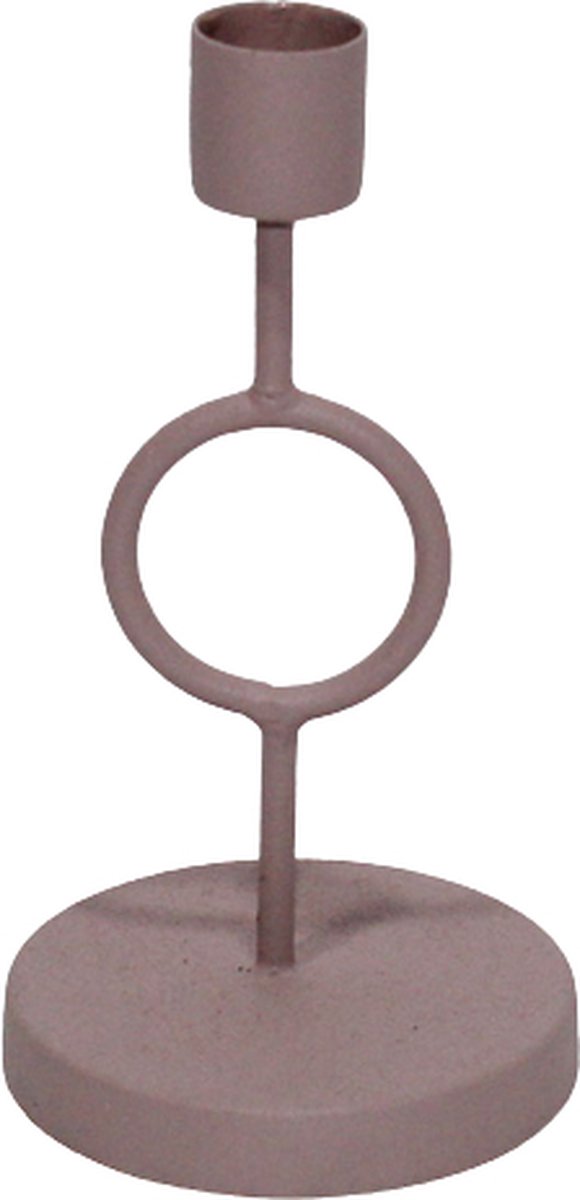 Branded by Kandelaar - Branded by - kandelaar Ferru lila - 14 cm hoog
