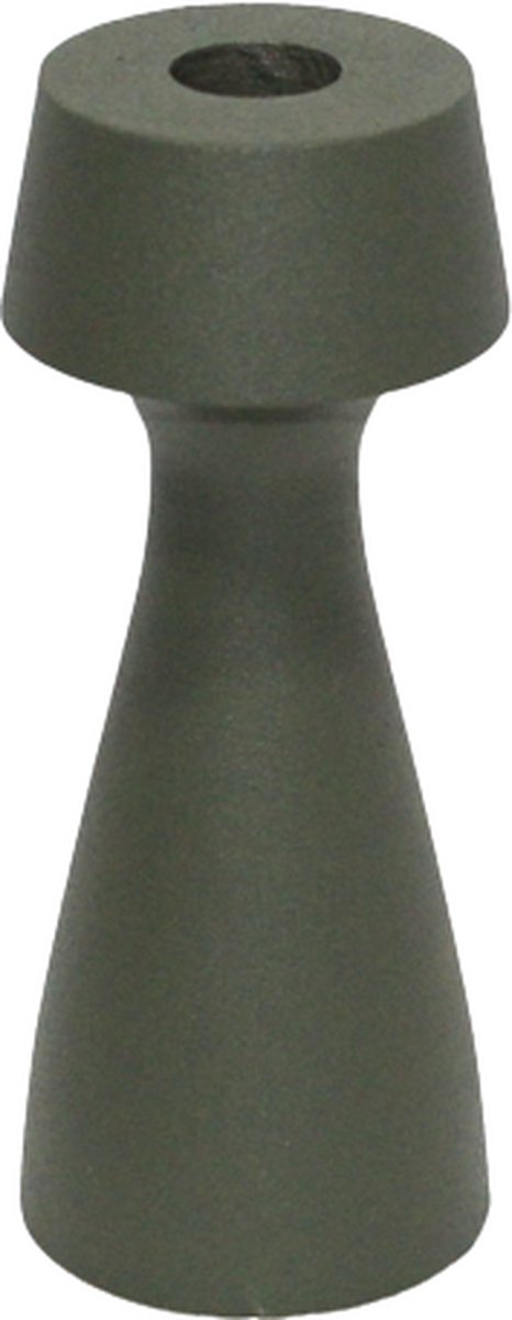 Branded by Kandelaar - Branded by - kandelaar Marle olijfgroen - 16 cm hoog