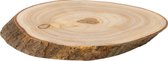disque de tronc d'arbre, bois véritable, tronc d'arbre coupé 26 x 16 cm