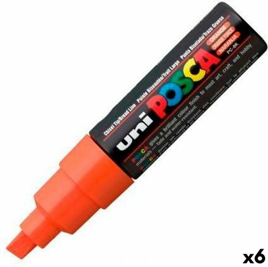 Markeerstift POSCA PC-8K Oranje (6 Stuks)