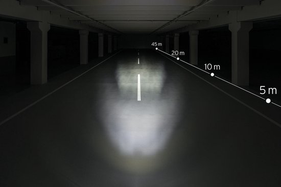 Busch + Müller Lumotec Upp T Senso Plus Koplamp, zwart/transparant — afbeelding 2
