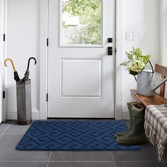 Tapis anti-poussière pour porte d'entrée, paillasson antidérapant