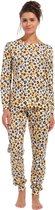 Rebelle - Dames Pyjama set Jayda - Animal - Katoen - Maat 44