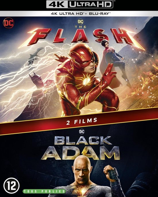 The Flash + Black Adam (4K Ultra HD Blu-ray)