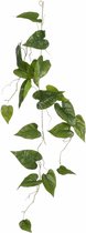 Mica Decoration kunstplant slinger Philodendron - groen - 115 cm - Kamerplant snoer