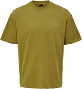 heren tshirt- relax fit- korte mouwen- Only & Sons- plantation- Maat XS