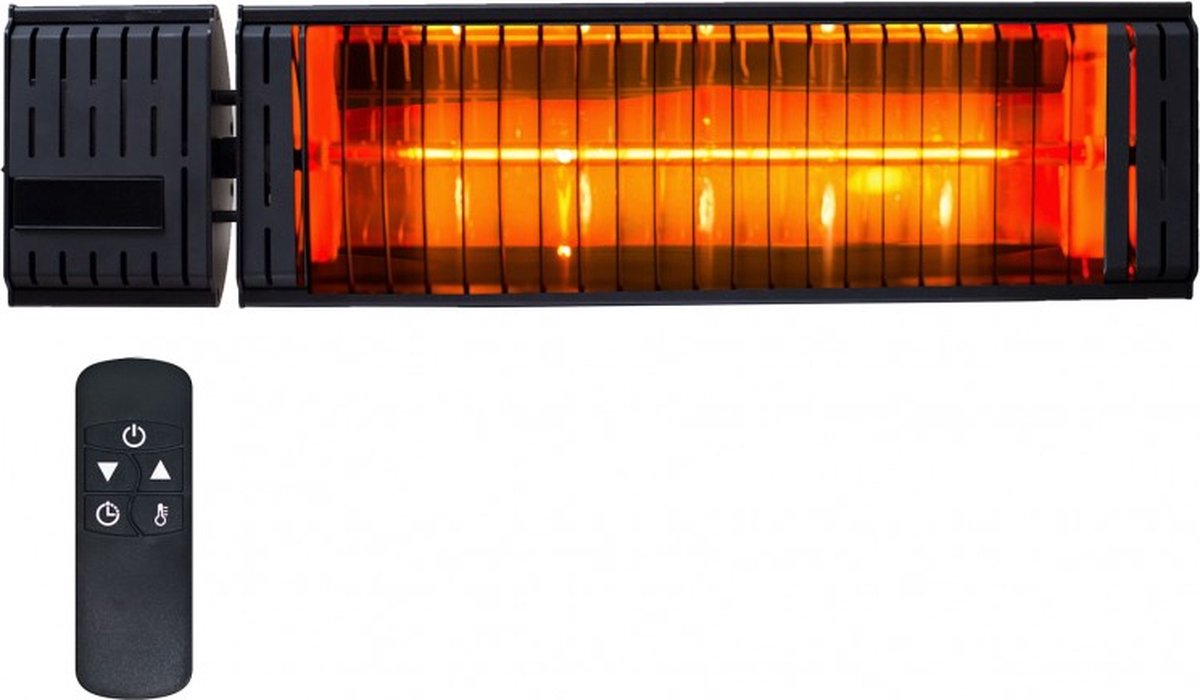 Infrarood warmtestraler 2500W met amber lamp MW Tools IRS25A